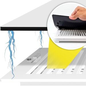 White Vent Air Deflector Magnet